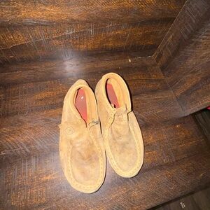 Twisted X Kids Tan Slip-On Loafers